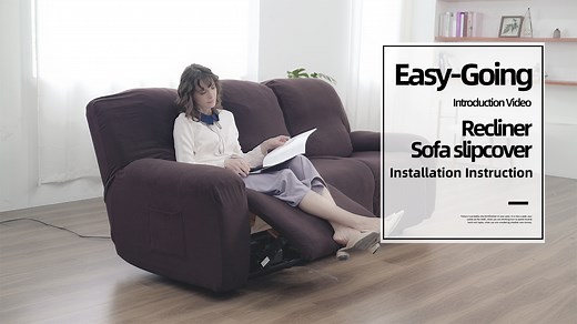 Watch Easy-Going Recliner Sofa slipcover Installation Instruction on Amazon Live