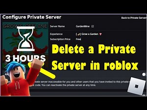 How to Delete PRIVATE SERVER in Roblox 2025 } Remove a Private Server on Roblox (Desktop & Mobile)