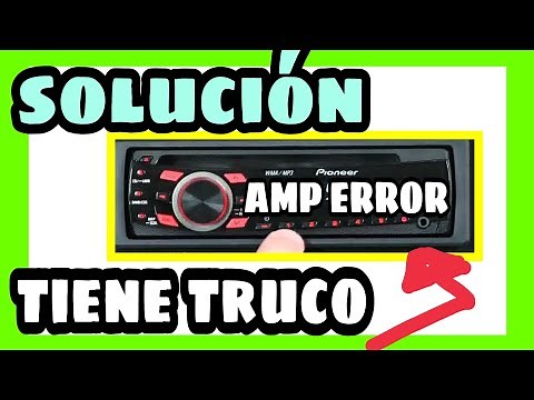 how to solve PIONEER AMP error