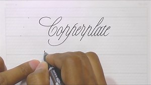 The NEW PAScribe Copperplate Workbook teaches how to write the letters using a variety of different approaches. I always start my students off with MONOLINE letters, so they understand the skeletal structure of the letters. This then gives them something to build upon. Here is my monoline writing on the grid which the letters and their angular confinement are built on. The PAScribe Copperplate Script Angular Confinement Workbook and Free Sample Teaser are both up. The ‘Majuscule A Sampler’ is fr