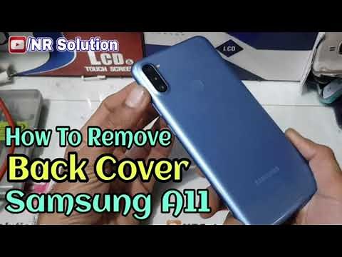 How To Remove Back Cover Samsung A11 SM-A115