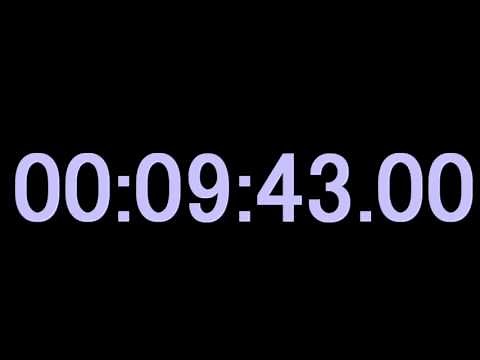 《３時間》ストップウォッチ タイマー《フルHD》《フリー素材》 - Stopwatch Timer