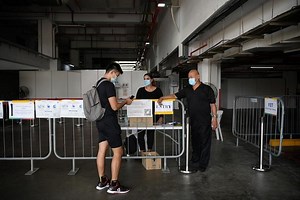 Quick, efficient self-administered Covid-19 swab tests conducted at centres across Singapore