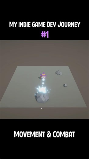 My Indie Game Dev #1 | Movement & Combat #indiegamedev #devlog #gamedevelopment #unitygamedev