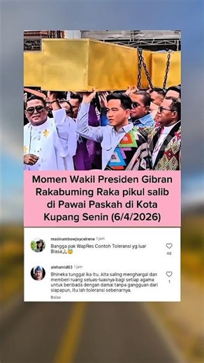 Wapres Gibran pikul salib #shorts