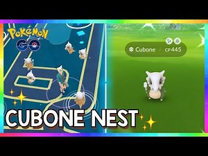 BEST NEW CUBONE NEST in Pokemon Go! ( INSANE CLUSTER SPAWNS )