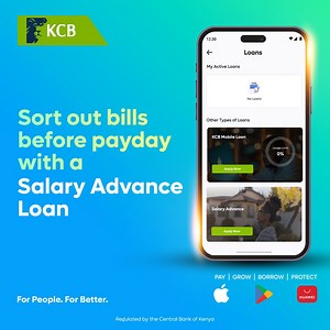 SP: Sort bills before payday with a Salary advance Loan Download the new KCB app For People. For Better | NTV Kenya