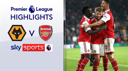 Wolves 0-2 Arsenal: Martin Odegaard double sends Gunners five points clear at Premier League summit