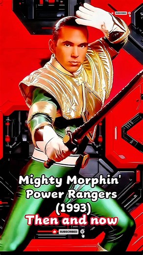 Mighty Morphin' Power Rangers (1993) cast then and now2025#powerrangers#thenandnow#hollywood #shirts