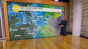 Damaging winds on both coasts