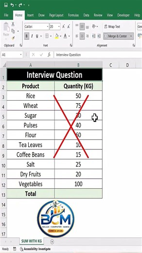 Excel Interview Question Tips and Tricks #excel #exceltips #exceltutorial #msexcel #microsoftexcel
