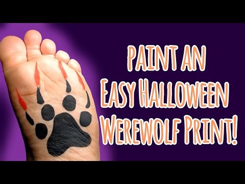 Werewolf Paw (Easy Halloween Designs Series)