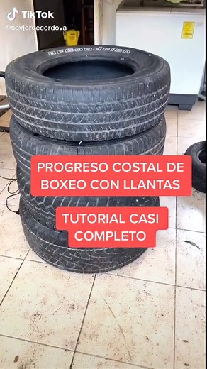 Cómo hacer un costal de boxeo con llantas