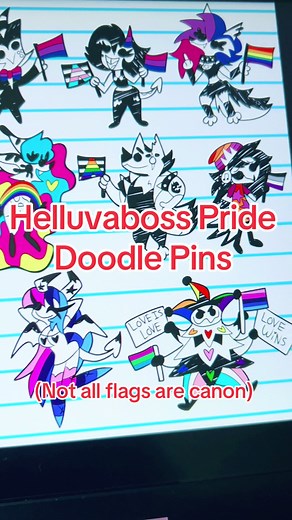 #Helluvboss Blitz Pride Sketchy Pins 🏳️‍🌈 Preorders will open June 18th! ✨1.5-2 inch Pins ✨Hard Enamel ✨1 Nail backing #helluvabossdoodles #helluvabosspridemonth #pridemonth #pride #helluvabossmerch #helluvabossfanmerch #helluvabossblitzo #helluvabossstolas #helluvabossmillie #helluvabossmoxxie #helluvabossasmodeus #helluvabossbeelzebub #helluvabossmammon #helluvabossfizzarolli #helluvabosssallymay #helluvabossverosika #helluvabossoctavia #helluvabossbarbiewire #helluvabossvortex #helluvabossf
