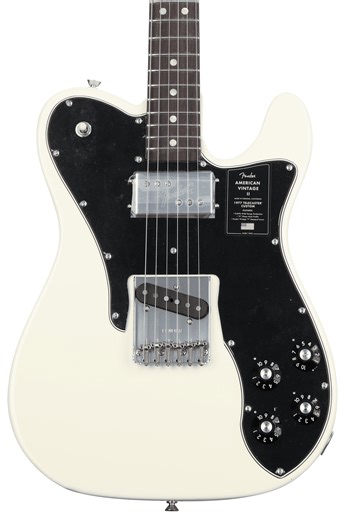Fender American Vintage II 1977 Telecaster Custom Electric Guitar - Olympic White with Rosewood Fingerboard