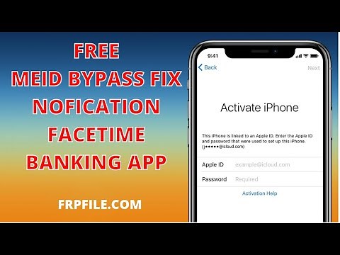 FREE Bypass iCloud fix NOTIFICATION | Facetime | iCloud login | Banking apps - FRPFILE AIO v2