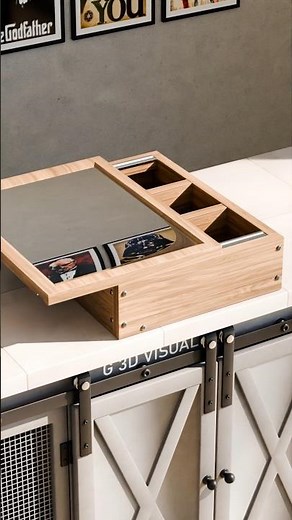 Hidden Compartment Organizer Box | Smart Storage Design