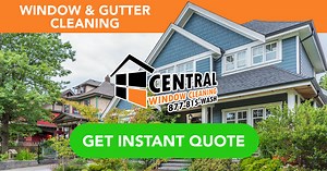Free Estimate - Central Window Cleaning - Window & Gutter Cleaning