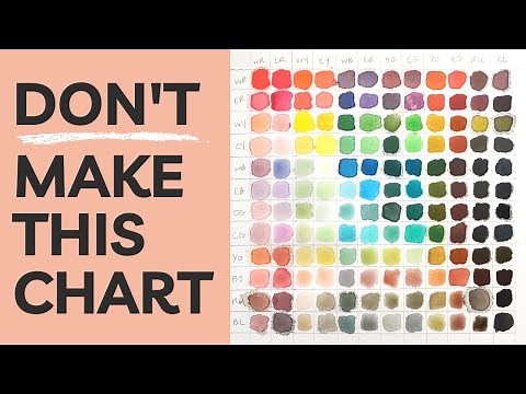 Watercolor Mixing Charts: DON'T Make This Kind