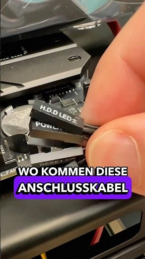 Is your PC not starting? Maybe it's the F_PANEL 😱 Power, Reset, HDD LED #gamingpc #pcbuilding