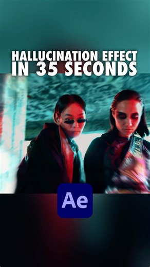 Create a Hallucination Effect in After Effects 🚀💫 #aftereffectstutorial #aftereffects #vfx