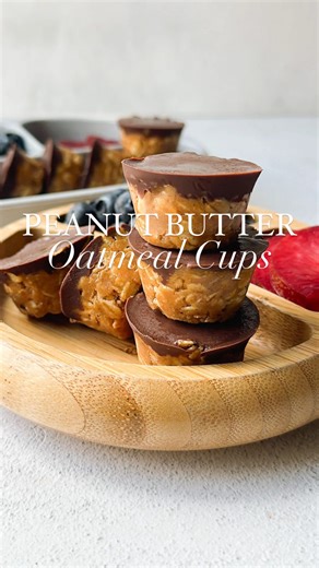 Lily Payen • Easy BLW & Toddler Recipes on Instagram: "EASY PEANUT BUTTER OAT CUPS🥜 They’re the perfect sweet treat made with simple ingredients you probably already have on hand. Egg-free, dairy-free, gluten-free and the easiest no-bake snack for peanut butter lovers😍 Comment ‘RECIPE’ down below and I’ll send this recipe your way!💌 #toddlersnacks #toddlerfood #nobakesnacks #nobakedessert"