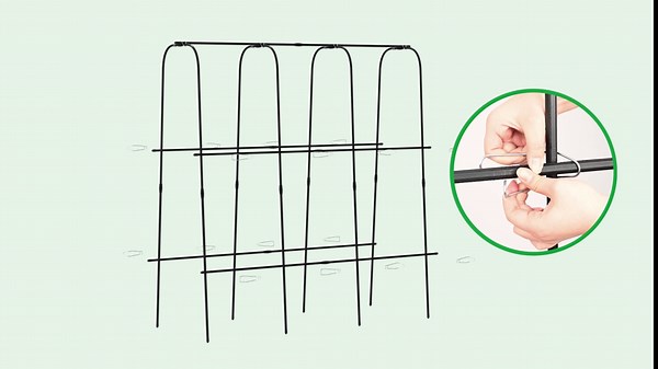 DoCred 71in Tall Cucumber Trellis for Climbing Plants Outdoor, Garden Arch Trellis with Nylon Netting for Vegetables Vines Beans Pea Raised Beds, Metal A-Frame Plant Support