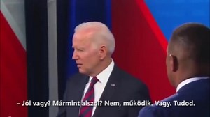 Joe Biden, az Amerikai Egyesült Államok demokrata elnöke ismét zavartan viselkedett a CNN-en. Kommentár nélkül, magyar felirattal. 👀🇺🇸 | hirado.hu