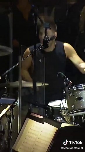 All hail DUSAN! Honorary 3rdCELLO. He’s coming with us for our final tour – are you? #2cellos #tour #worldtour #2022cellos #drumminglife #drumsolo