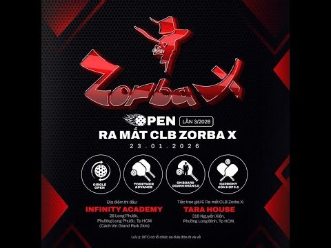 🔴[Trực tiếp] ZORBA X OPEN CUP - TỐNG NHẬT MINH/ROB STIRLING VS THỊNH BB/ CHIẾN BB