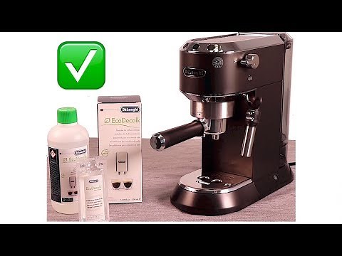 DeLonghi EC685 portafilter descaling instructions | Dedica