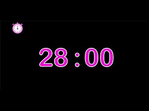 28 minute timer : countdown 28 minute timer