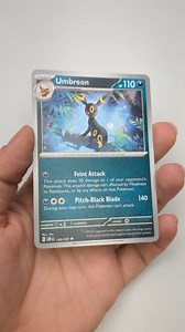 6.3K views · 181 reactions | Umbreon 3D Pokémon Card. I haven't filmed one of these in a long time. I remember when most of my content consisted of these styles of videos. Oh how far we've come. Lol The stars on the edge of this card are truly one of my favorite additions to date I think. #3devious_art #3dcards #pokemontcg #pokemon151 | 3Devious_Art | Facebook