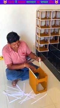 wood working with art hand craft idea/home made real telent / skill-art #shorts