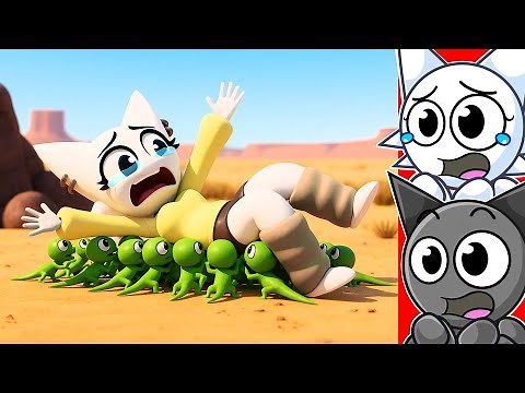 Saving Wenda From 999,999 LIZARDS?! (Sprunki Animation)