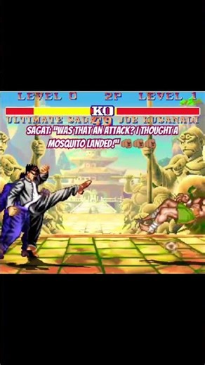 “Was That an Attack? I Thought a Mosquito Landed.”「攻撃のつもりか？蚊に刺された程度だな。」