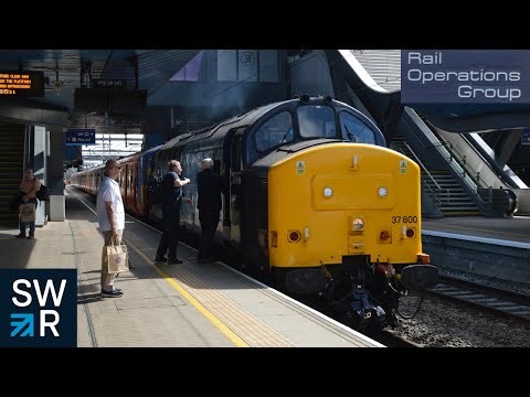 ROG 37800, SWR 455903, 455741 scrap drag at Reading 26/08/2025