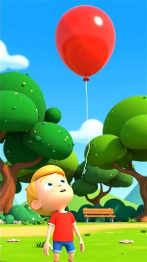 baloon escapes 😲😀😁#shortsfeed #shorts #entertainment #animation #fun