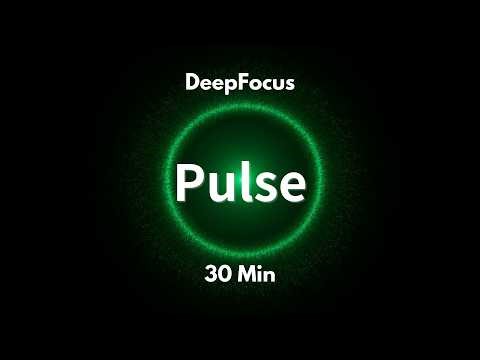 Deep Focus Pulse – 30 Min | Emerald Minimal Trance | No Lyrics | Coding / Study Flow Music