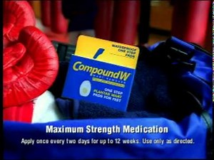 Compound W "Kickboxer" commercial