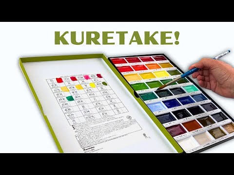 Make INSANELY VIBRANT ART with Kuretake Gansai Tambi Watercolor!