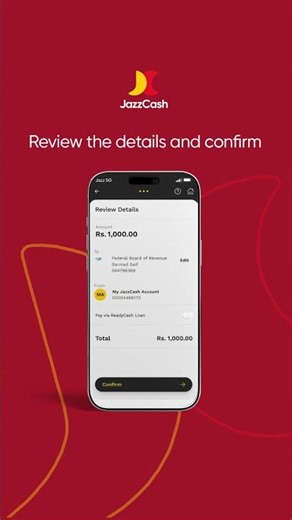 Pay you taxes with JazzCash