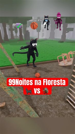⚠️Cat vs Troll no 99 Noites na Floresta #roblox #99nightintheforest #99noitesnafloresta #99nights