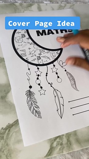 Maths Cover Page Ideas for Back to School Projects