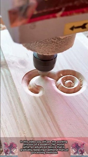 Modern CNC wood lathe || Super sharp, super fast