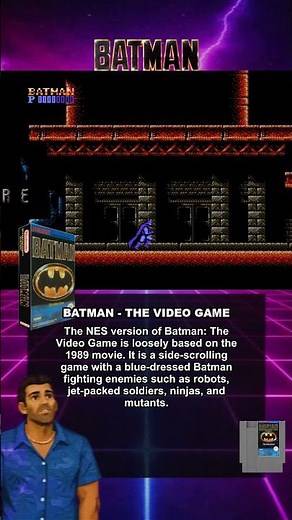 BATMAN (Nintendo Entertainment System) - Retro gameplay highlight......