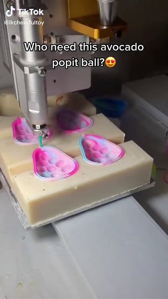 Colorful key-chain fidgets