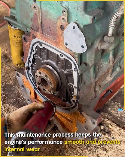 Heavy Engine Flywheel Assembly Work. #EngineRepair #MechanicalWork | Fun club