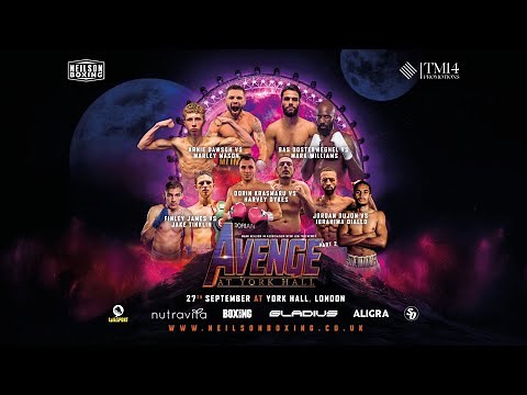 LIVE FREE BOXING! Unbeaten heavyweights at York Hall | Neilson Boxing x TM14 Promotions