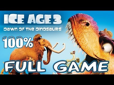 Ice Age 3: Dawn of the Dinosaurs FULL GAME 100% Longplay (PS3, X360, Wii, PS2, PC)